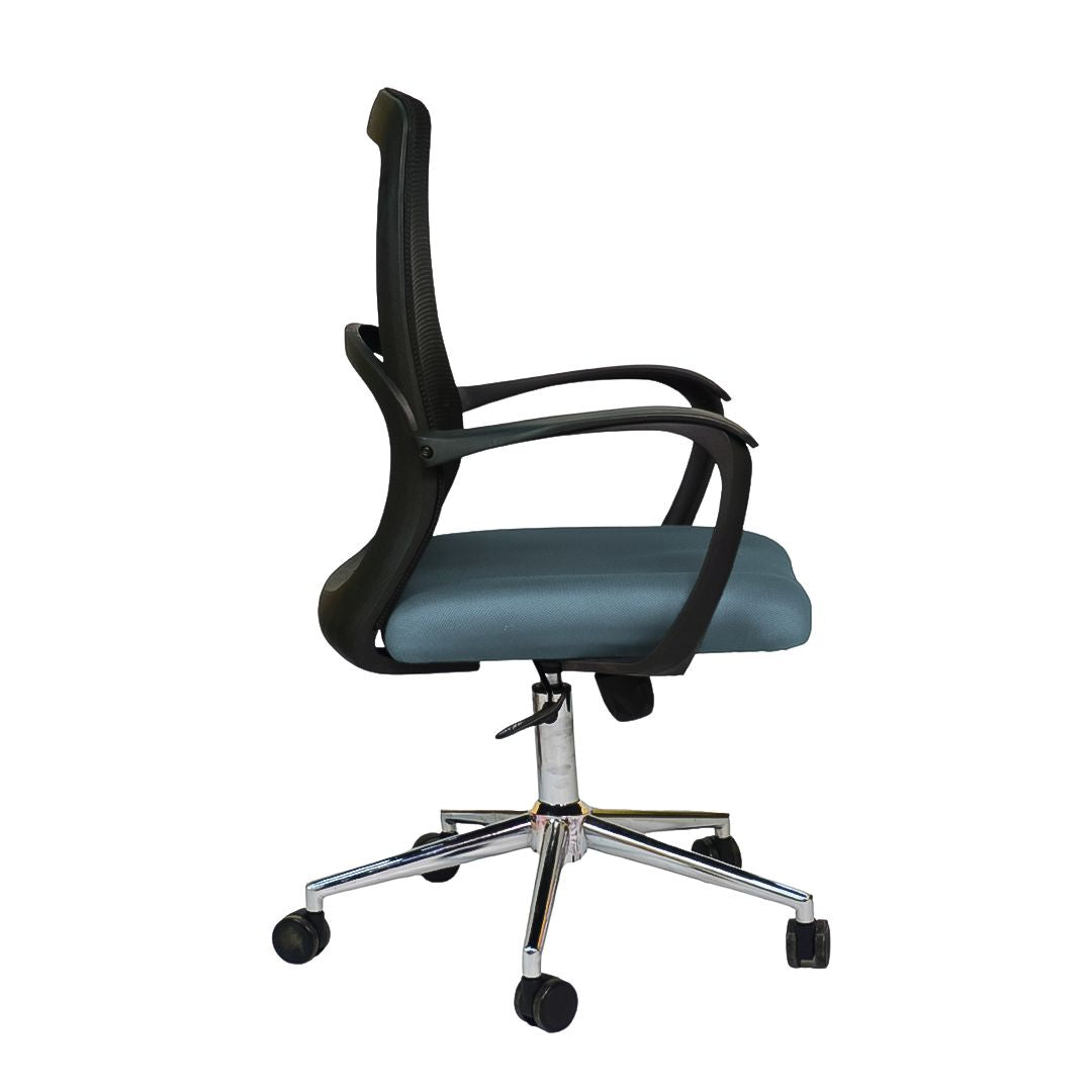 Hydraulic Chair (FT-J166-B) Gray Fabric