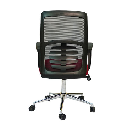 Hydraulic Chair (FT-J166-B) Red Fabric