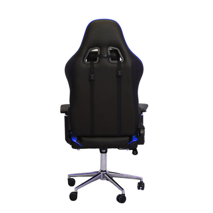 FURNITEX - Gaming Chair with 4D Armrest and Foot Rest (FT-G2 PRO ) Glossy Blue - best office chair in bangladesh,  executive chair for office, childs table and chair set, Gaming Chair, Digital Safety Locker, Bar Stool, leather boss chair, Restaurant Chair, Large Antique Wall Mirror -Furnitex Limited