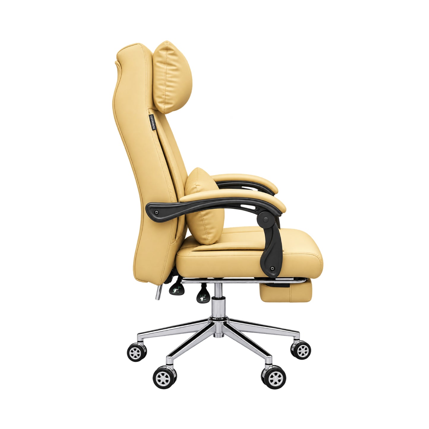 Revolving Office Chair with Footrest and Pillow (FT-HB859) Brown