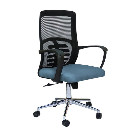Hydraulic Chair (FT-J166-B) Gray Fabric