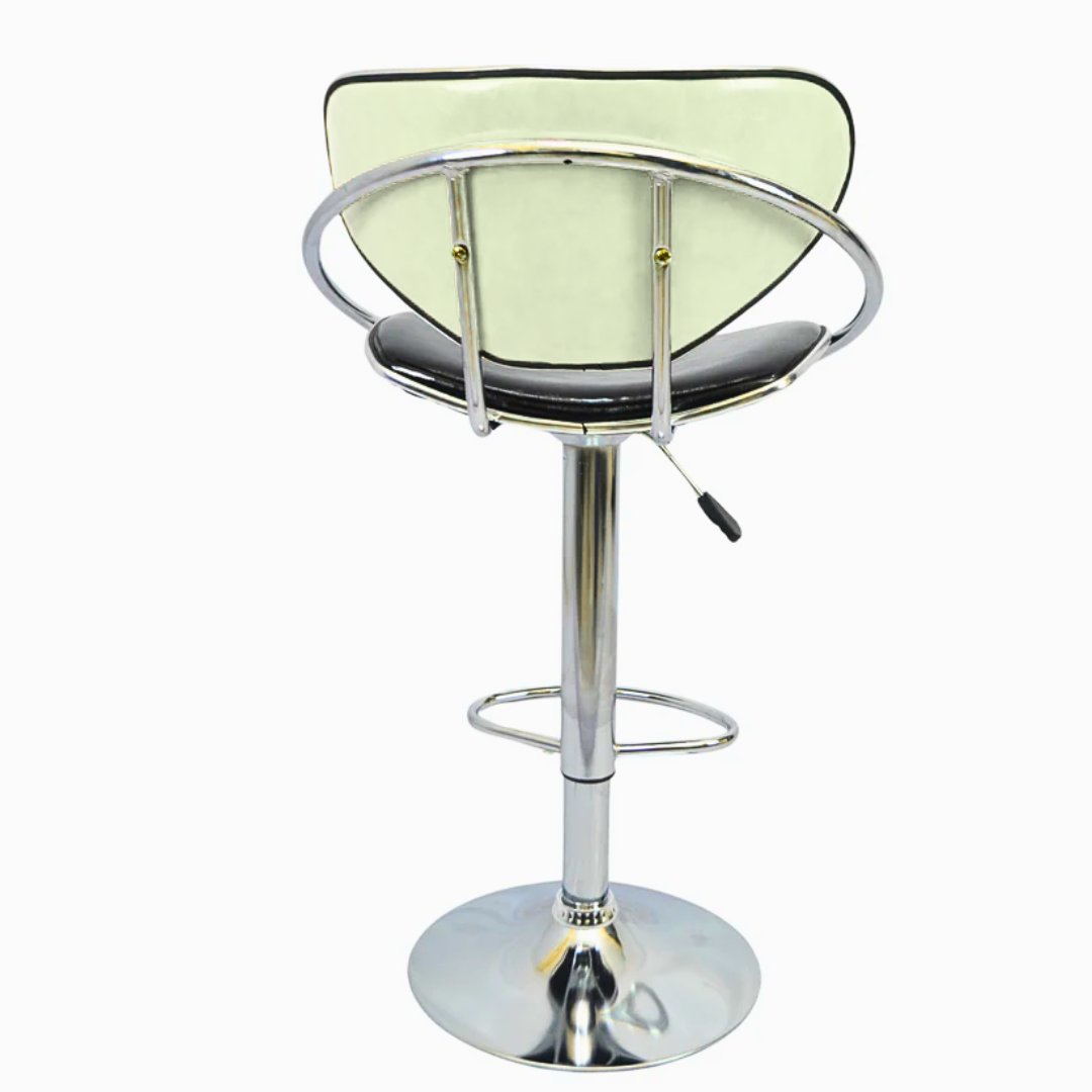Bar Stool (FT-BL1) Glossy Off White