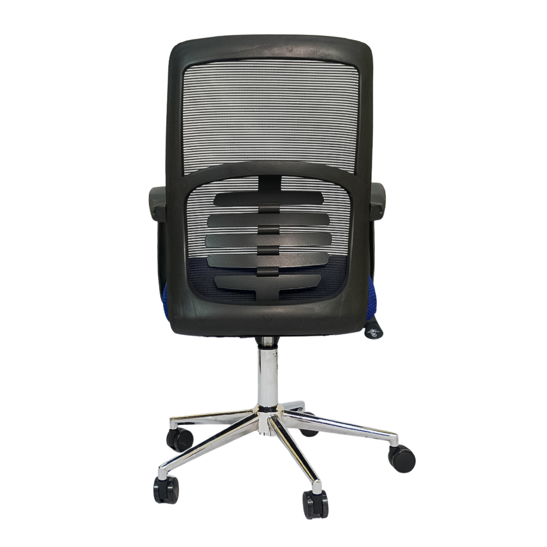 Hydraulic Chair (FT-J166-B) Blue Mesh - best office chair in bangladesh,  executive chair for office, childs table and chair set, Gaming Chair, Digital Safety Locker, Bar Stool, leather boss chair, Restaurant Chair, Large Antique Wall Mirror -Furnitex Limited