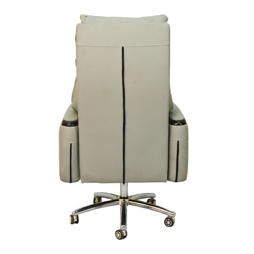 Executive Boss Chair with Footrest Gray - Furnitex BD