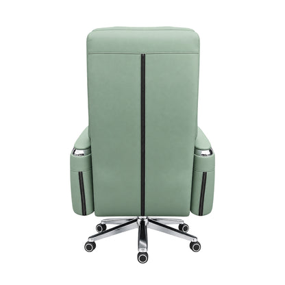 Executive Luxury Boss Chair with Footrest (FT-H0630) Olive Green