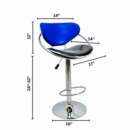 Bar Stool (FT-BL1) Glossy Blue