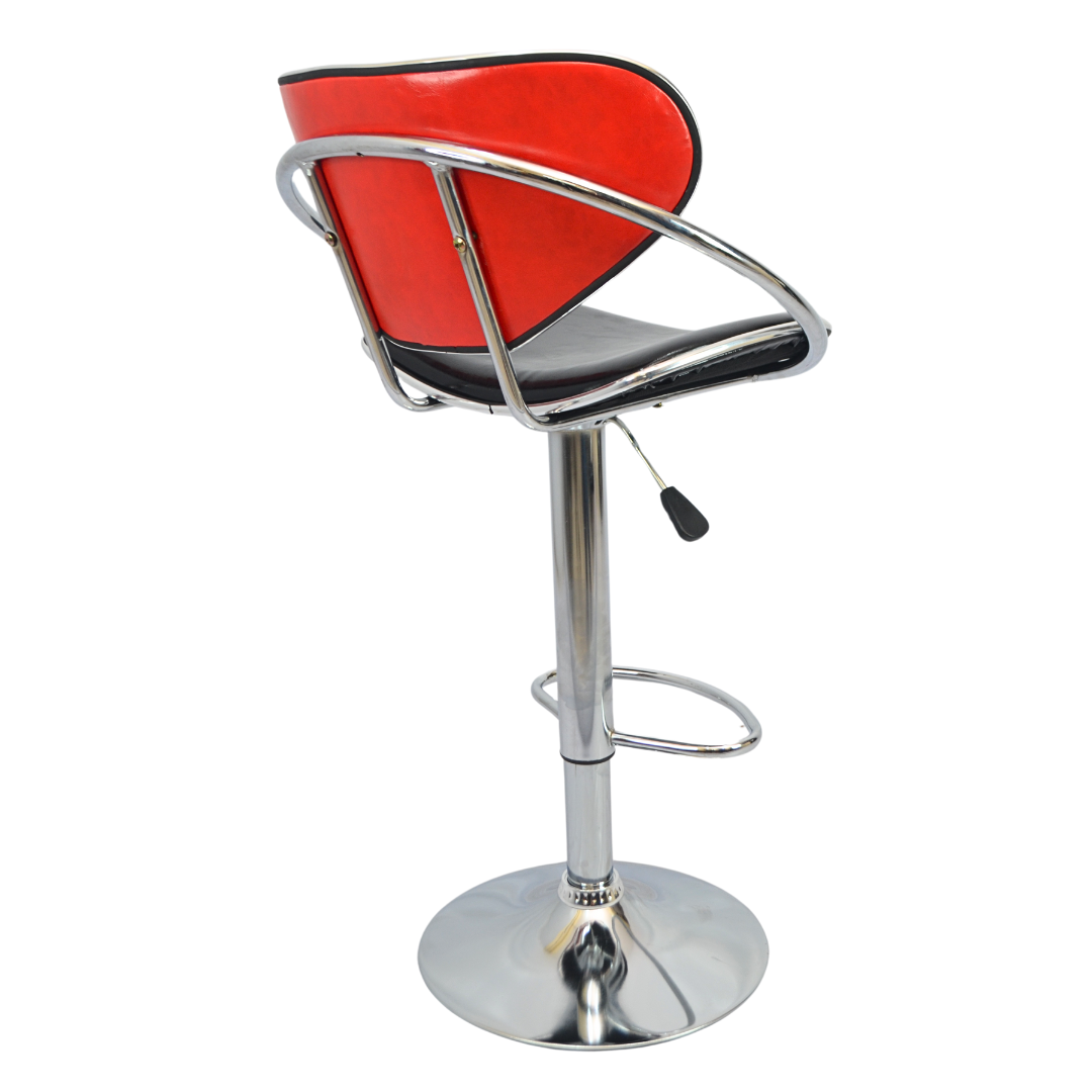 Bar Stool (FT-BL1) Red - best office chair in bangladesh,  executive chair for office, childs table and chair set, Gaming Chair, Digital Safety Locker, Bar Stool, leather boss chair, Restaurant Chair, Large Antique Wall Mirror -Furnitex Limited