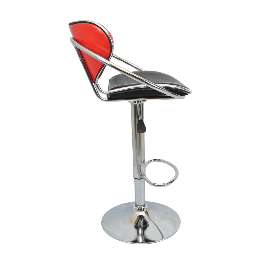 Bar Stool (FT-BL1) Red - best office chair in bangladesh,  executive chair for office, childs table and chair set, Gaming Chair, Digital Safety Locker, Bar Stool, leather boss chair, Restaurant Chair, Large Antique Wall Mirror -Furnitex Limited