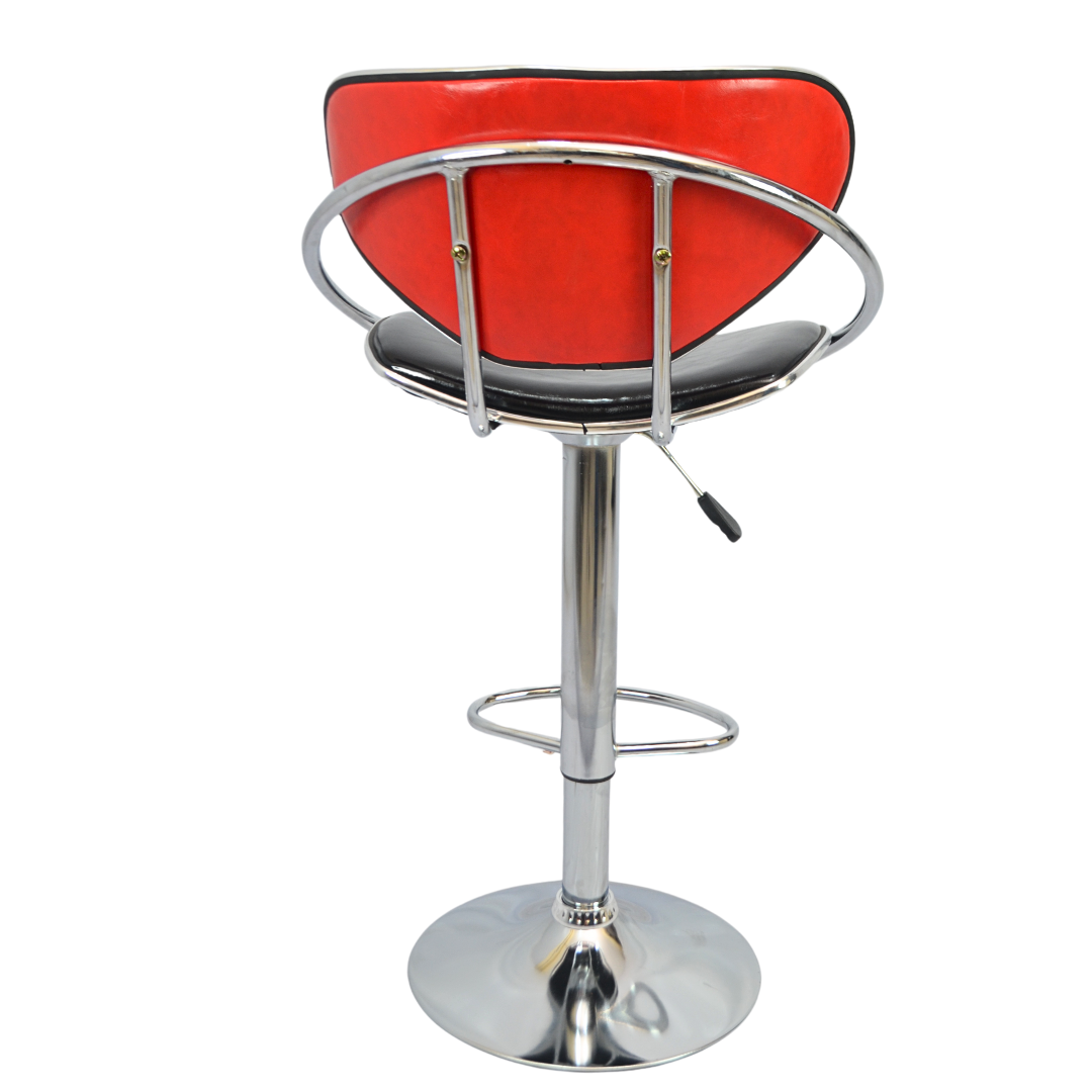 Bar Stool (FT-BL1) Red - best office chair in bangladesh,  executive chair for office, childs table and chair set, Gaming Chair, Digital Safety Locker, Bar Stool, leather boss chair, Restaurant Chair, Large Antique Wall Mirror -Furnitex Limited