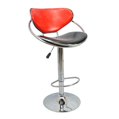 Bar Stool (FT-BL1) Red - best office chair in bangladesh,  executive chair for office, childs table and chair set, Gaming Chair, Digital Safety Locker, Bar Stool, leather boss chair, Restaurant Chair, Large Antique Wall Mirror -Furnitex Limited