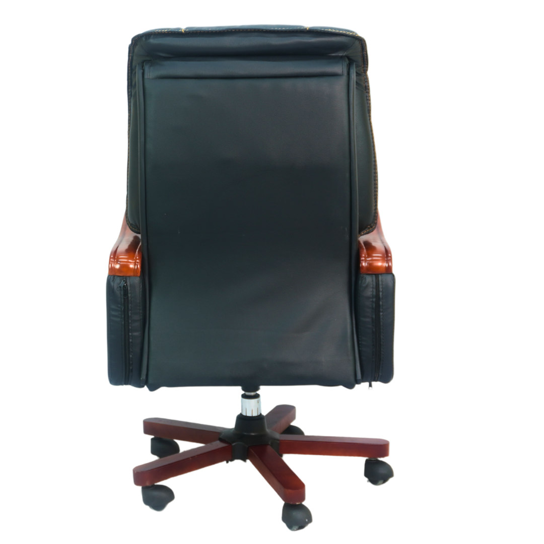 Comfortable Luxury Boss Chair (FT-H117)Black - best office chair in bangladesh,  executive chair for office, childs table and chair set, Gaming Chair, Digital Safety Locker, Bar Stool, leather boss chair, Restaurant Chair, Large Antique Wall Mirror -Furnitex Limited
