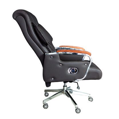 Comfortable Luxury Boss Chair (FT-H186) Black - best office chair in bangladesh,  executive chair for office, childs table and chair set, Gaming Chair, Digital Safety Locker, Bar Stool, leather boss chair, Restaurant Chair, Large Antique Wall Mirror -Furnitex Limited