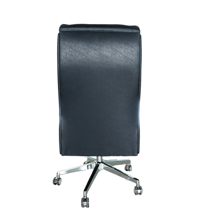 Comfortable Luxury Boss Chair (FT-HM09) Black - best office chair in bangladesh,  executive chair for office, childs table and chair set, Gaming Chair, Digital Safety Locker, Bar Stool, leather boss chair, Restaurant Chair, Large Antique Wall Mirror -Furnitex Limited