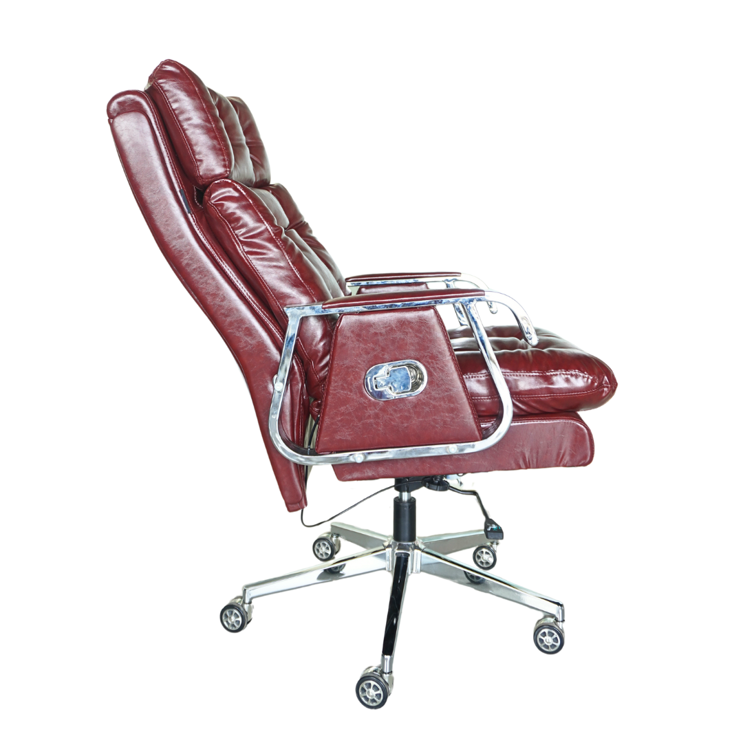Comfortable Luxury Boss Chair FT-HM09 Chocolate – Ergonomic Executive Office Chair by Furnitex Limited