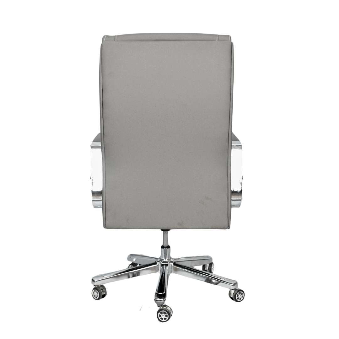 Comfortable Luxury Boss Chair (FT-HM09) gray - best office chair in bangladesh,  executive chair for office, childs table and chair set, Gaming Chair, Digital Safety Locker, Bar Stool, leather boss chair, Restaurant Chair, Large Antique Wall Mirror -Furnitex Limited