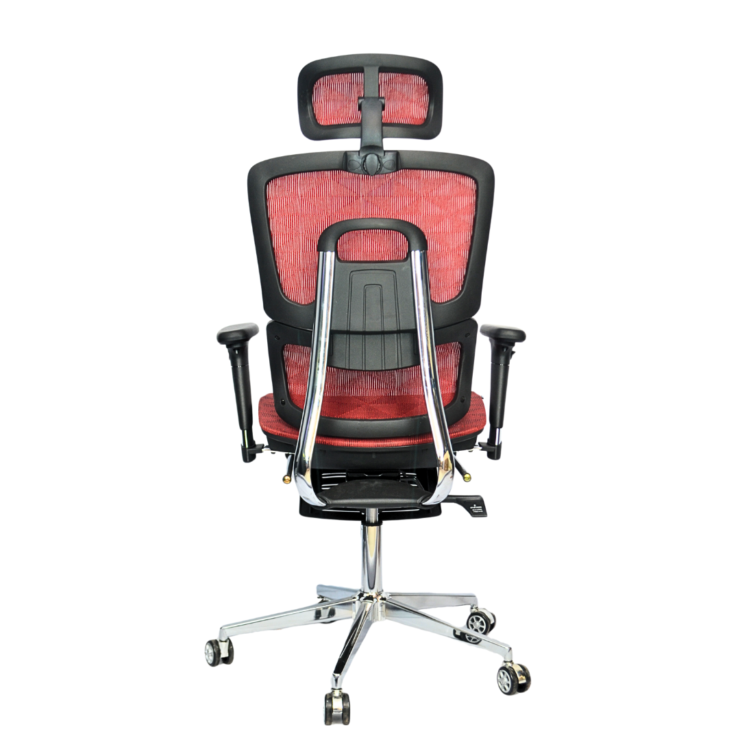 Complete Multifunction Chair (FT-B995) Red - best office chair in bangladesh,  executive chair for office, childs table and chair set, Gaming Chair, Digital Safety Locker, Bar Stool, leather boss chair, Restaurant Chair, Large Antique Wall Mirror -Furnitex Limited