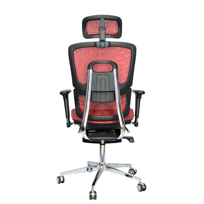 Complete Multifunction Chair (FT-B995) Red - best office chair in bangladesh,  executive chair for office, childs table and chair set, Gaming Chair, Digital Safety Locker, Bar Stool, leather boss chair, Restaurant Chair, Large Antique Wall Mirror -Furnitex Limited