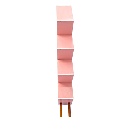 Diamond Shaped Pink Bookself(FT-WB001) - best office chair in bangladesh,  executive chair for office, childs table and chair set, Gaming Chair, Digital Safety Locker, Bar Stool, leather boss chair, Restaurant Chair, Large Antique Wall Mirror -Furnitex Limited