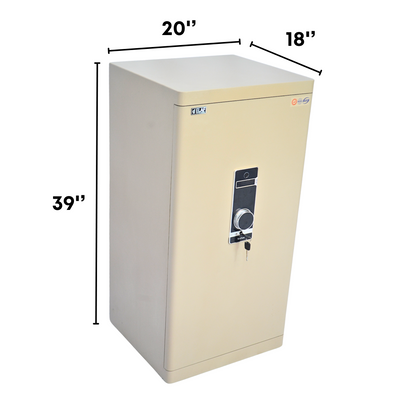 ELAF FINGERPRINT SAFETY LOCKER (FT-F1000) White - best office chair in bangladesh,  executive chair for office, childs table and chair set, Gaming Chair, Digital Safety Locker, Bar Stool, leather boss chair, Restaurant Chair, Large Antique Wall Mirror -Furnitex Limited