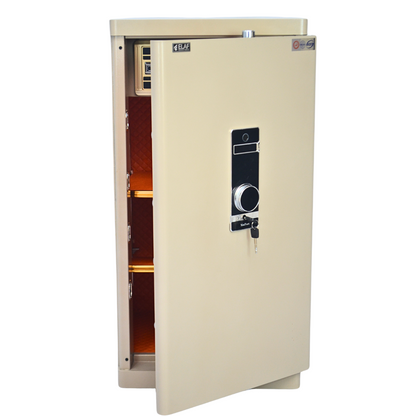 ELAF FINGERPRINT SAFETY LOCKER (FT-F1000) White - best office chair in bangladesh,  executive chair for office, childs table and chair set, Gaming Chair, Digital Safety Locker, Bar Stool, leather boss chair, Restaurant Chair, Large Antique Wall Mirror -Furnitex Limited