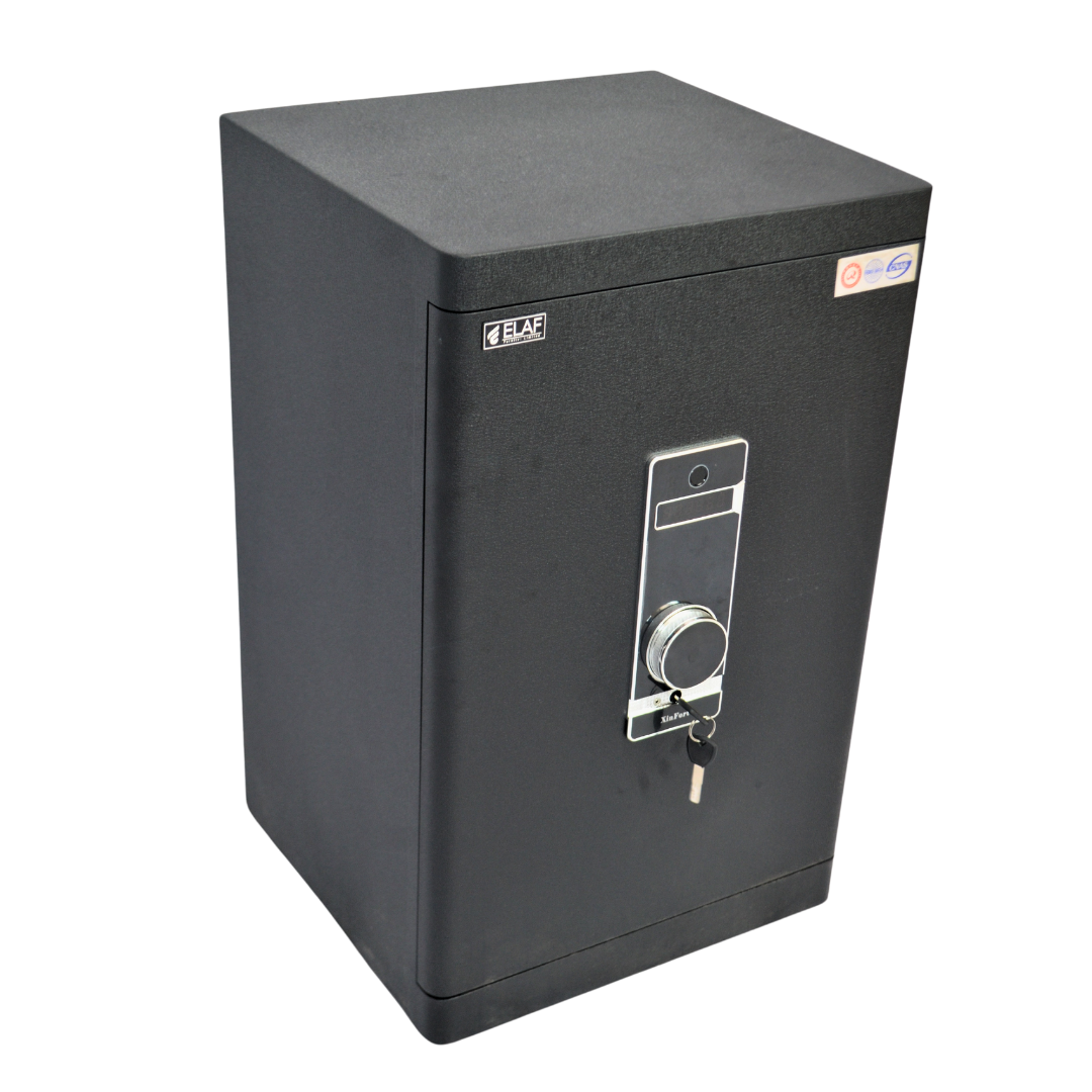 ELAF FINGERPRINT SAFETY LOCKER (FT-F700) Black - best office chair in bangladesh,  executive chair for office, childs table and chair set, Gaming Chair, Digital Safety Locker, Bar Stool, leather boss chair, Restaurant Chair, Large Antique Wall Mirror -Furnitex Limited