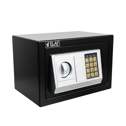 ELAF Small Safety Locker FT-200E Black with Electronic Keypad
