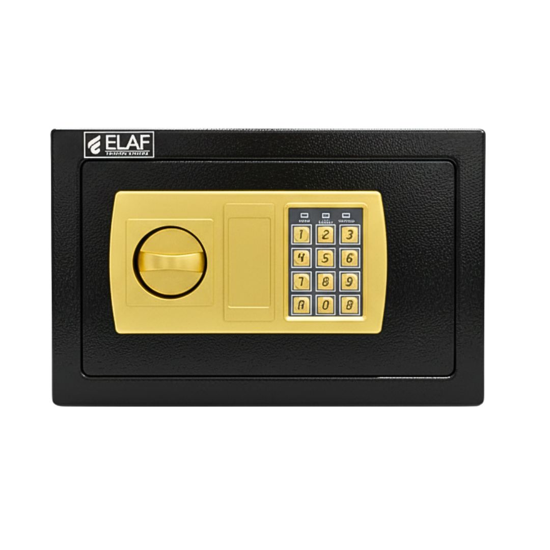 ELAF Small Safety Locker with Electronic Keypad (FT-20E) – Black ...