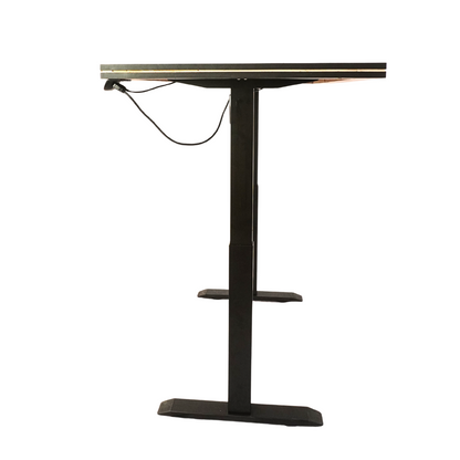 Electric Height-Adjustable Elevating Desk (FT-Y100) Black Brown Top - best office chair in bangladesh,  executive chair for office, childs table and chair set, Gaming Chair, Digital Safety Locker, Bar Stool, leather boss chair, Restaurant Chair, Large Antique Wall Mirror -Furnitex Limited