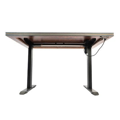 Electric Height-Adjustable Elevating Desk (FT-Y100) Black Brown Top - best office chair in bangladesh,  executive chair for office, childs table and chair set, Gaming Chair, Digital Safety Locker, Bar Stool, leather boss chair, Restaurant Chair, Large Antique Wall Mirror -Furnitex Limited