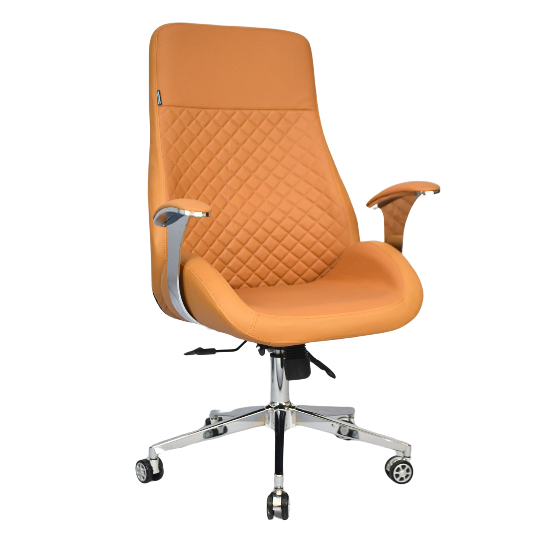Executive Luxury Chair (FT-H1906)- Beige - best office chair in bangladesh,  executive chair for office, childs table and chair set, Gaming Chair, Digital Safety Locker, Bar Stool, leather boss chair, Restaurant Chair, Large Antique Wall Mirror -Furnitex Limited
