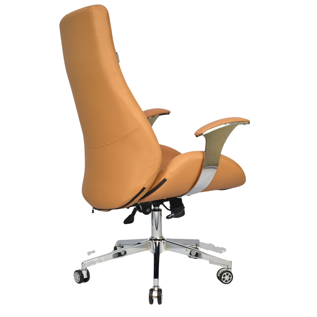 Executive Luxury Chair (FT-H1906)- Beige - best office chair in bangladesh,  executive chair for office, childs table and chair set, Gaming Chair, Digital Safety Locker, Bar Stool, leather boss chair, Restaurant Chair, Large Antique Wall Mirror -Furnitex Limited