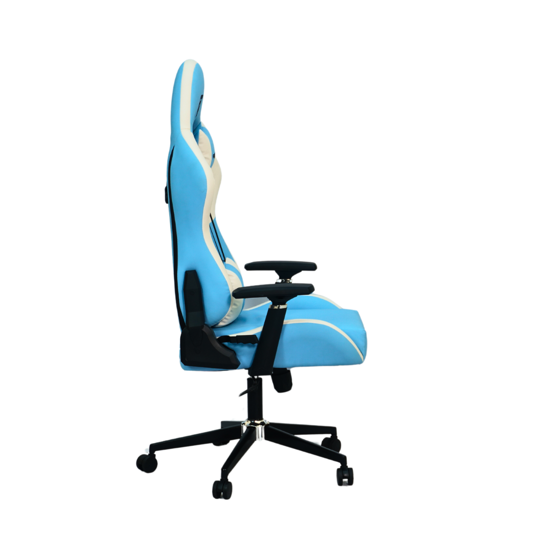 FURNITEX - Gaming Chair with 4D Armrest (FT-G1) Sky Blue - best office chair in bangladesh,  executive chair for office, childs table and chair set, Gaming Chair, Digital Safety Locker, Bar Stool, leather boss chair, Restaurant Chair, Large Antique Wall Mirror -Furnitex Limited