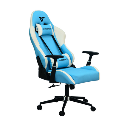 FURNITEX - Gaming Chair with 4D Armrest (FT-G1) Sky Blue - best office chair in bangladesh,  executive chair for office, childs table and chair set, Gaming Chair, Digital Safety Locker, Bar Stool, leather boss chair, Restaurant Chair, Large Antique Wall Mirror -Furnitex Limited