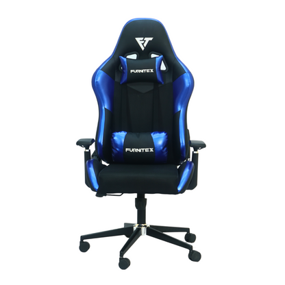 FURNITEX - Gaming Chair with 4D Armrest (FT-G1) Glossy Blue - best office chair in bangladesh,  executive chair for office, childs table and chair set, Gaming Chair, Digital Safety Locker, Bar Stool, leather boss chair, Restaurant Chair, Large Antique Wall Mirror -Furnitex Limited