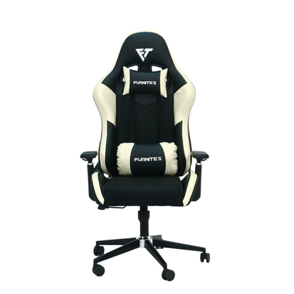 FURNITEX - Gaming Chair with 4D Armrest (FT-G1) Glossy Off White - best office chair in bangladesh,  executive chair for office, childs table and chair set, Gaming Chair, Digital Safety Locker, Bar Stool, leather boss chair, Restaurant Chair, Large Antique Wall Mirror -Furnitex Limited