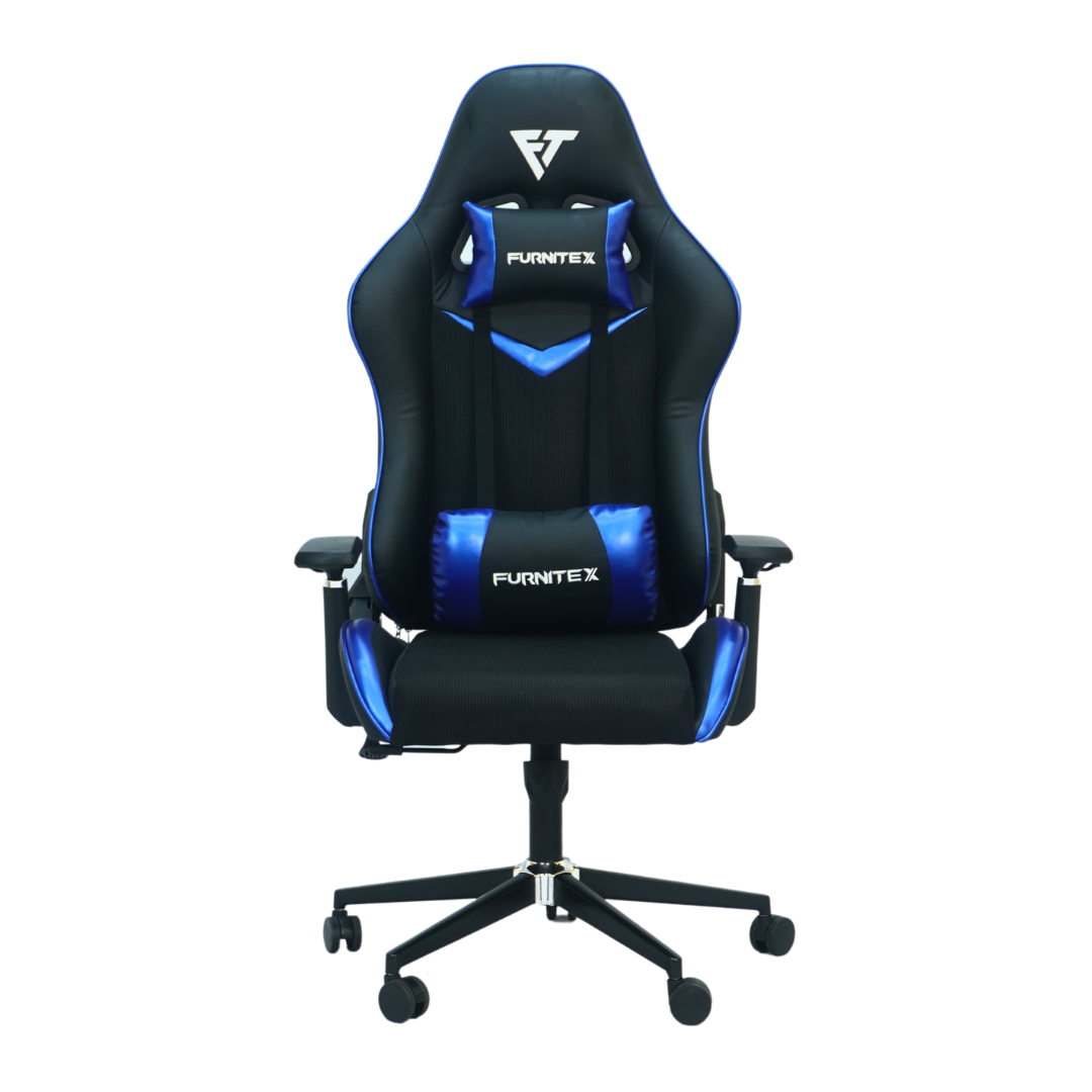 FURNITEX - Gaming Chair with 4D Armrest (FT-G2 ) Glossy Blue - best office chair in bangladesh,  executive chair for office, childs table and chair set, Gaming Chair, Digital Safety Locker, Bar Stool, leather boss chair, Restaurant Chair, Large Antique Wall Mirror -Furnitex Limited