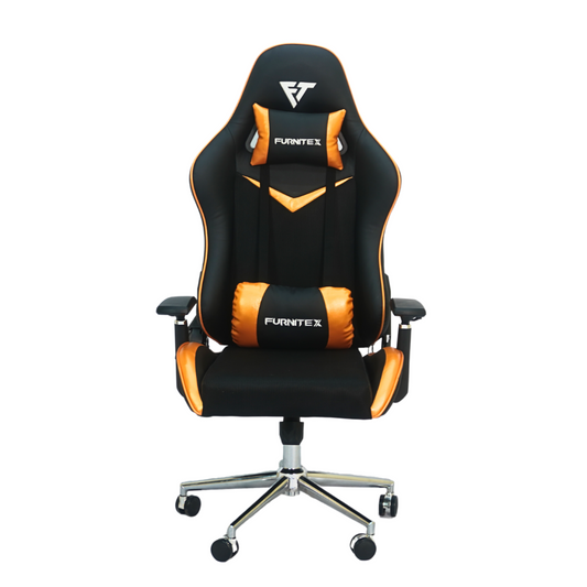 FURNITEX - Gaming Chair with 4D Armrest (FT-G2) Glossy Orange - best office chair in bangladesh,  executive chair for office, childs table and chair set, Gaming Chair, Digital Safety Locker, Bar Stool, leather boss chair, Restaurant Chair, Large Antique Wall Mirror -Furnitex Limited