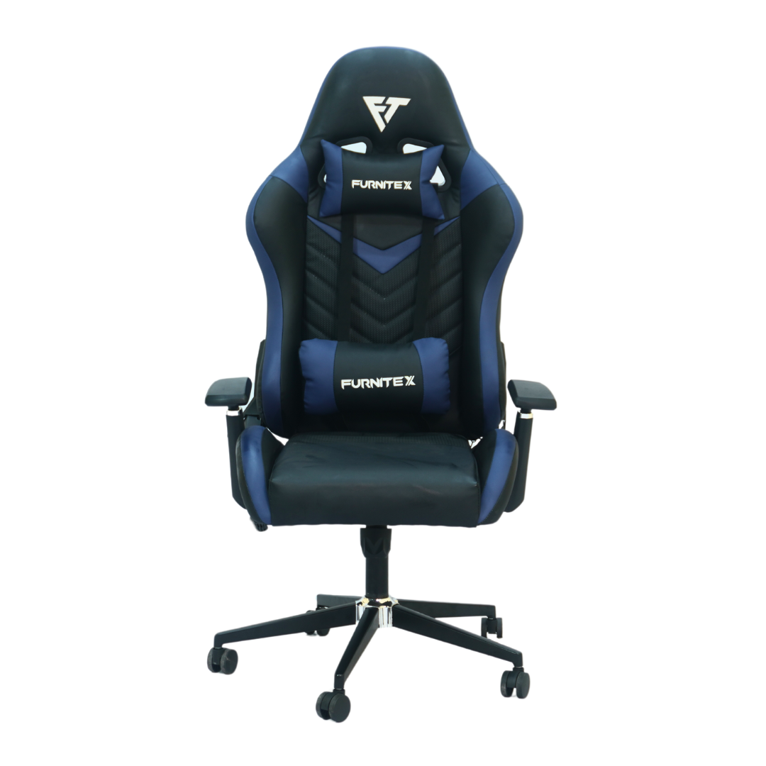 FURNITEX - Gaming Chair with 4D Armrest (FT-G3) Blue - best office chair in bangladesh,  executive chair for office, childs table and chair set, Gaming Chair, Digital Safety Locker, Bar Stool, leather boss chair, Restaurant Chair, Large Antique Wall Mirror -Furnitex Limited