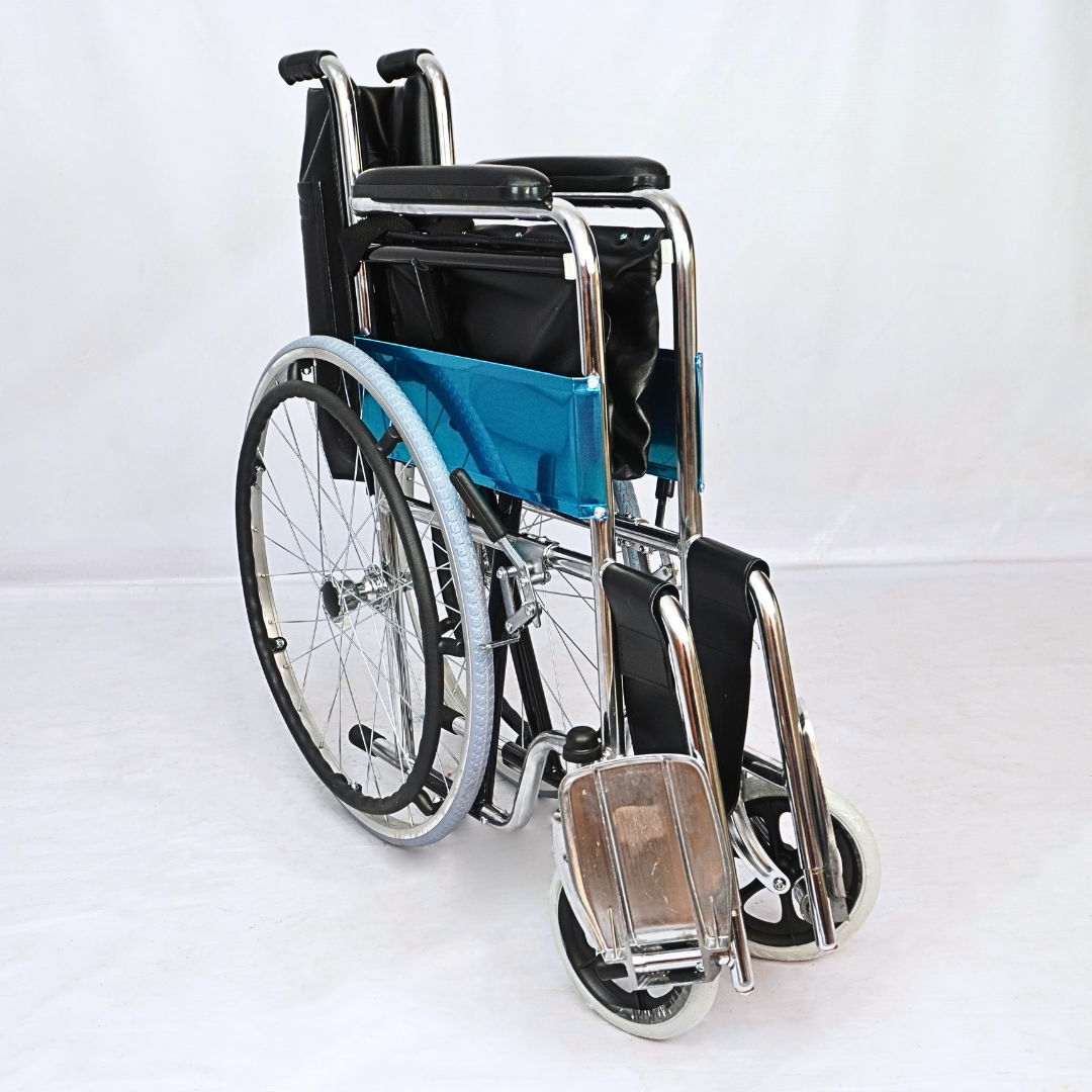 FURNITEX Safety Belt Manual Self-propelled Wheelchair (FT-WC2) - best office chair in bangladesh,  executive chair for office, childs table and chair set, Gaming Chair, Digital Safety Locker, Bar Stool, leather boss chair, Restaurant Chair, Large Antique Wall Mirror -Furnitex Limited