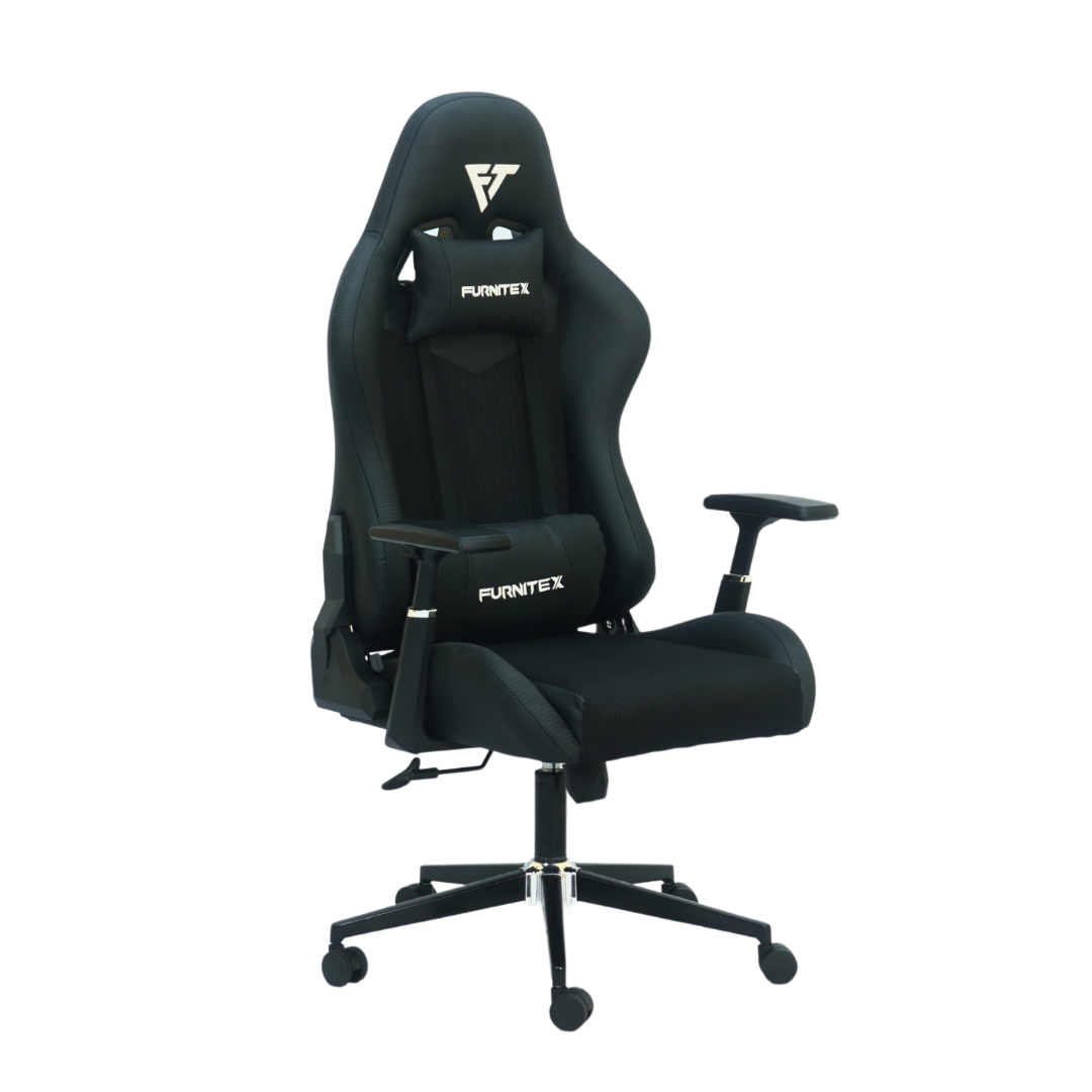 Gaming Chair with 4D Armrest (FT-G1)Black - best office chair in bangladesh,  executive chair for office, childs table and chair set, Gaming Chair, Digital Safety Locker, Bar Stool, leather boss chair, Restaurant Chair, Large Antique Wall Mirror -Furnitex Limited
