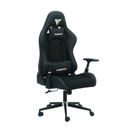 Gaming Chair with 4D Armrest (FT-G1)Black - best office chair in bangladesh,  executive chair for office, childs table and chair set, Gaming Chair, Digital Safety Locker, Bar Stool, leather boss chair, Restaurant Chair, Large Antique Wall Mirror -Furnitex Limited