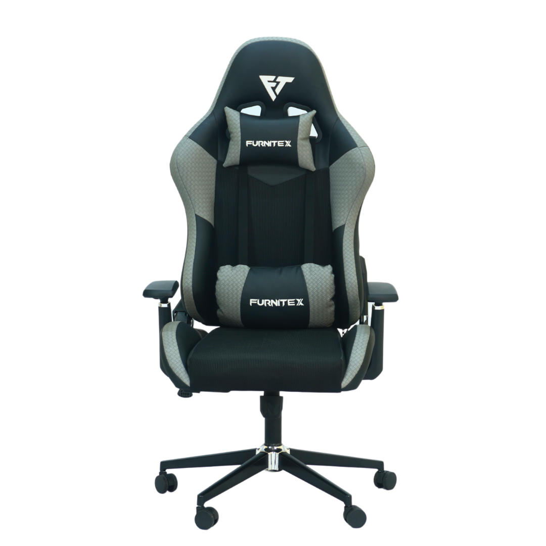 Gaming Chair with 4D Armrest (FT-G1) Gray - best office chair in bangladesh,  executive chair for office, childs table and chair set, Gaming Chair, Digital Safety Locker, Bar Stool, leather boss chair, Restaurant Chair, Large Antique Wall Mirror -Furnitex Limited