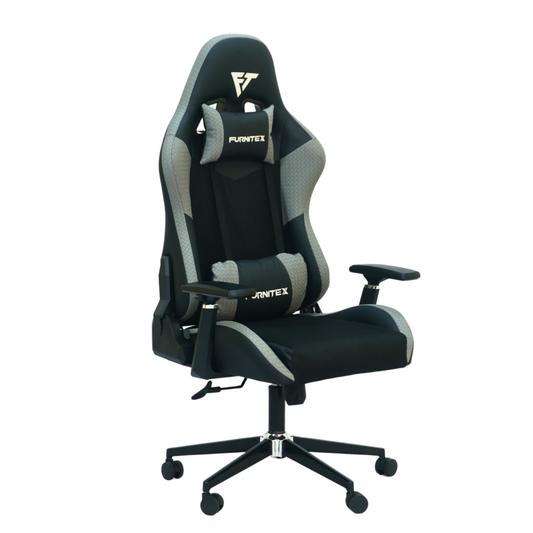 Gaming Chair with 4D Armrest (FT-G1) Gray - best office chair in bangladesh,  executive chair for office, childs table and chair set, Gaming Chair, Digital Safety Locker, Bar Stool, leather boss chair, Restaurant Chair, Large Antique Wall Mirror -Furnitex Limited