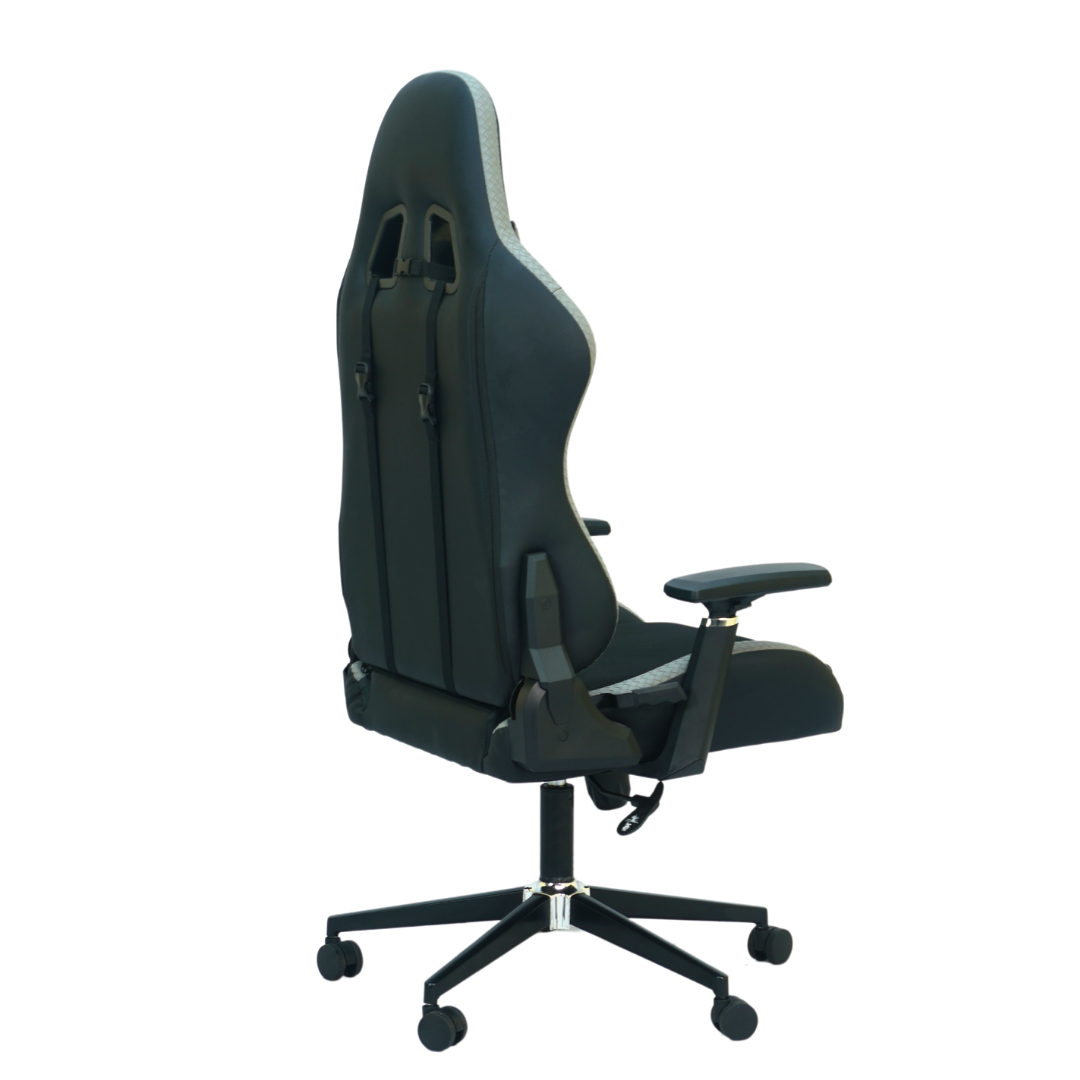 Gaming Chair with 4D Armrest (FT-G1) Gray - best office chair in bangladesh,  executive chair for office, childs table and chair set, Gaming Chair, Digital Safety Locker, Bar Stool, leather boss chair, Restaurant Chair, Large Antique Wall Mirror -Furnitex Limited