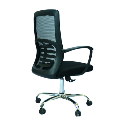 Hydraulic Chair (FT-J166-B) Black - best office chair in bangladesh,  executive chair for office, childs table and chair set, Gaming Chair, Digital Safety Locker, Bar Stool, leather boss chair, Restaurant Chair, Large Antique Wall Mirror -Furnitex Limited