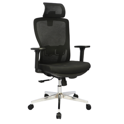 Mesh Office Chair (FT-940N3E) Black With Legrest - best office chair in bangladesh,  executive chair for office, childs table and chair set, Gaming Chair, Digital Safety Locker, Bar Stool, leather boss chair, Restaurant Chair, Large Antique Wall Mirror -Furnitex Limited