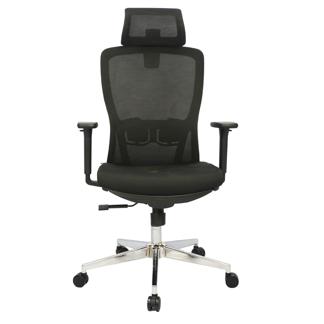 Mesh Office Chair (FT-940N3E) Black With Legrest - best office chair in bangladesh,  executive chair for office, childs table and chair set, Gaming Chair, Digital Safety Locker, Bar Stool, leather boss chair, Restaurant Chair, Large Antique Wall Mirror -Furnitex Limited