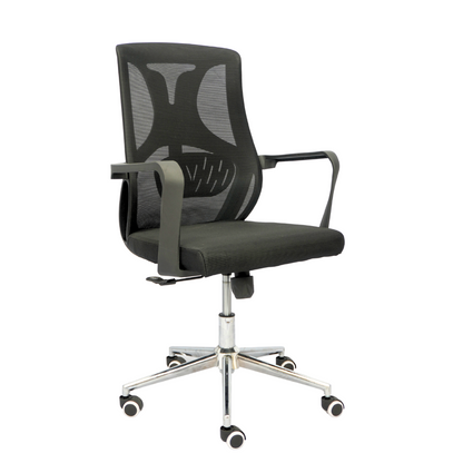Multiple Uses Hydraulic Chair (FT-J161B) Black - best office chair in bangladesh,  executive chair for office, childs table and chair set, Gaming Chair, Digital Safety Locker, Bar Stool, leather boss chair, Restaurant Chair, Large Antique Wall Mirror -Furnitex Limited