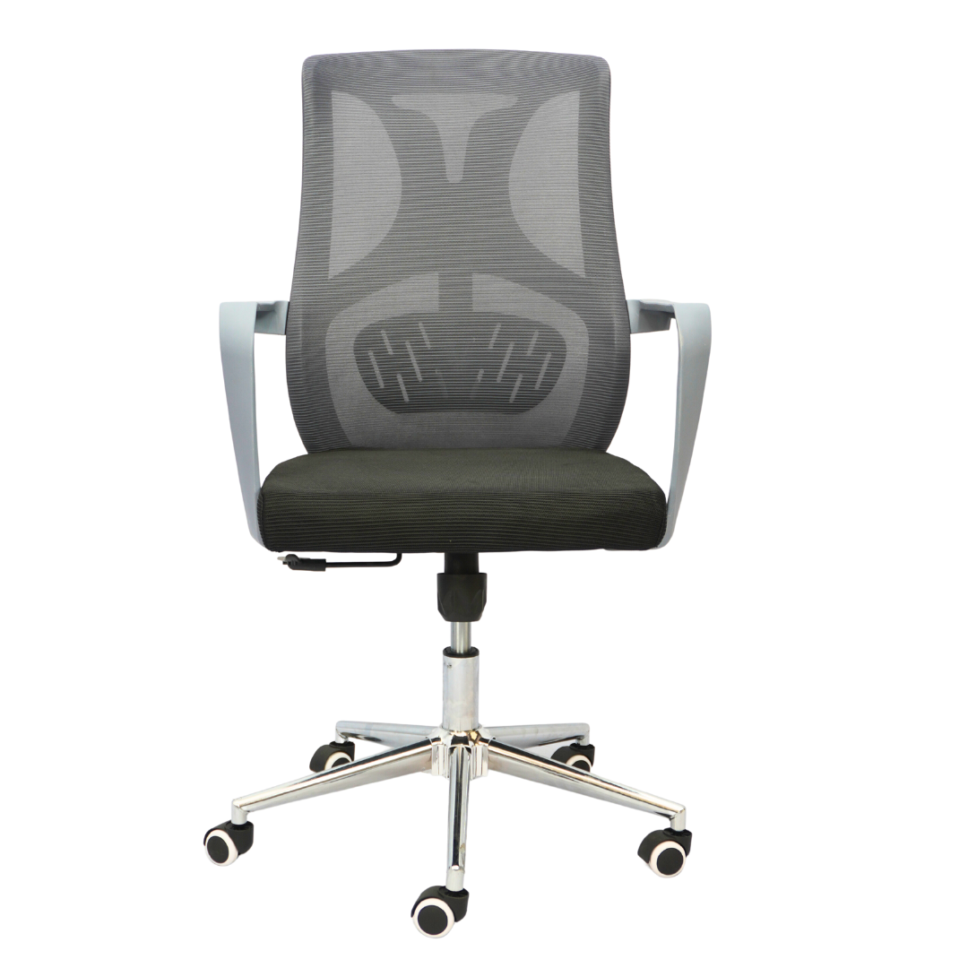 Multiple Uses Hydraulic Chair (FT-J161B) Gray - best office chair in bangladesh,  executive chair for office, childs table and chair set, Gaming Chair, Digital Safety Locker, Bar Stool, leather boss chair, Restaurant Chair, Large Antique Wall Mirror -Furnitex Limited