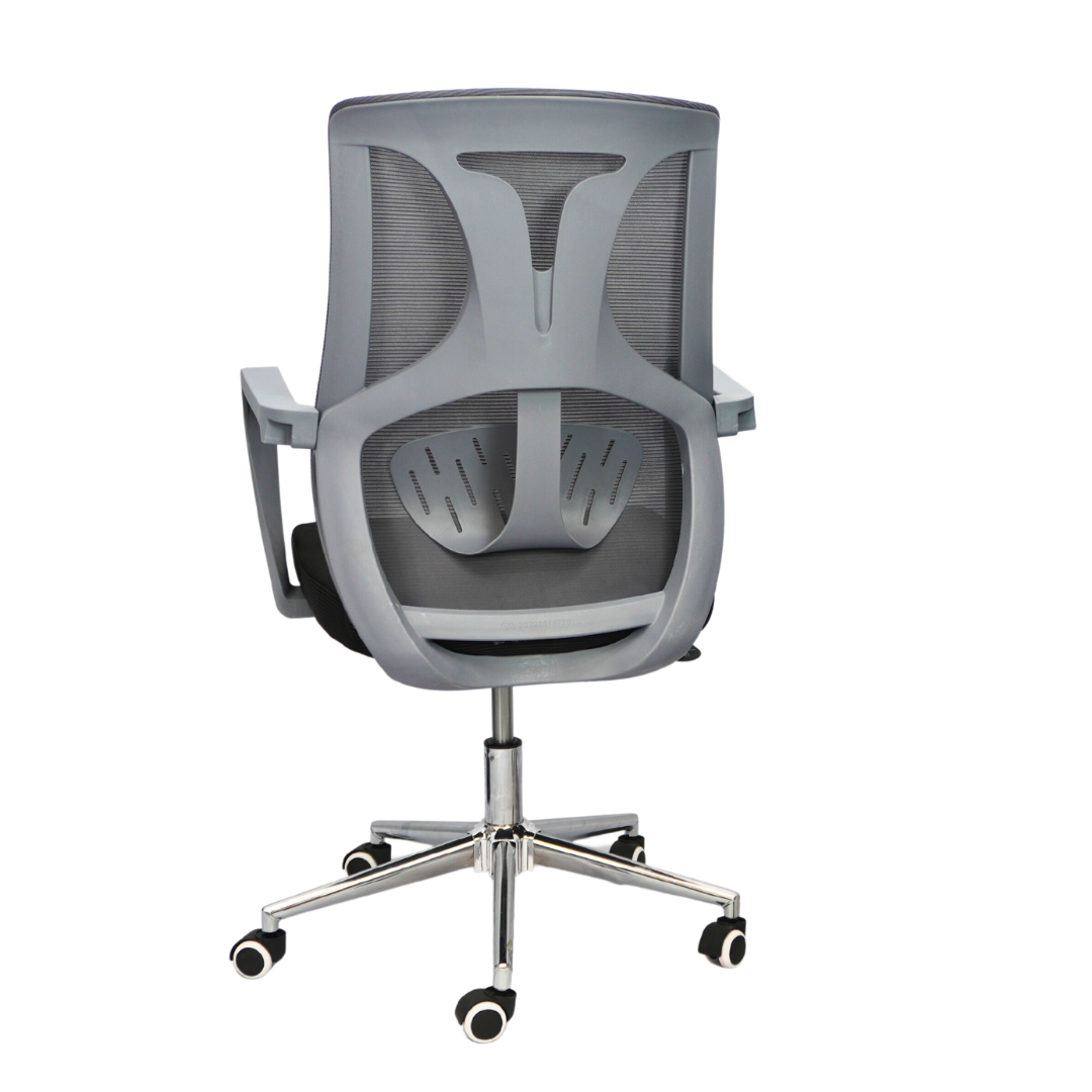 Multiple Uses Hydraulic Chair (FT-J161B) Gray - best office chair in bangladesh,  executive chair for office, childs table and chair set, Gaming Chair, Digital Safety Locker, Bar Stool, leather boss chair, Restaurant Chair, Large Antique Wall Mirror -Furnitex Limited